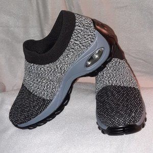Women's walking shoes Sock Sneakers slip on air cushion soles